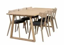 Anttiina Oy SWING/AMI 6 Hengen Ruokailuryhmä Puujalalla 10 Anttiina Oy SWING/AMI 6 Hengen Ruokailuryhmä Puujalalla -Huonekalu kauppa Swing Ami rr 1 6 koivu t.harmaa 2