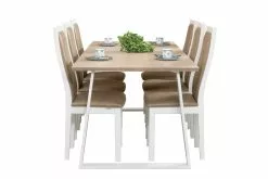 Anttiina Oy SWING/POHJOLA 6 Hengen Ruokailuryhmä -Huonekalu kauppa Swing Pohjola rr 1 6 koivu valkoinen 3