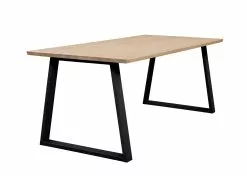 Anttiina Oy SWING Ruokapöytä Puisilla Viistejaloilla -Huonekalu kauppa Swing ruokapoyta puujalalla koivu musta