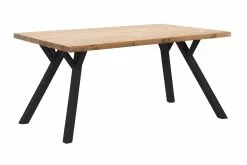 Vilbel Ou VENLA Lankkupöytä Puujaloilla -Huonekalu kauppa Venla poyta 150cm antiikki puujalat musta