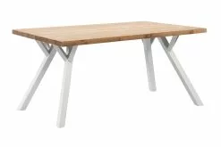 Vilbel Ou VENLA Lankkupöytä Puujaloilla -Huonekalu kauppa Venla poyta 150cm antiikki puujalat valkoinen