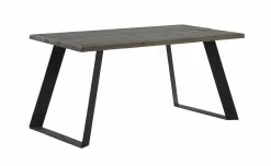 Vilbel Ou VENLA Lankkupöytä Vinoilla Metallijaloilla -Huonekalu kauppa Venla poyta 150cm harmaa metallijalat vino musta