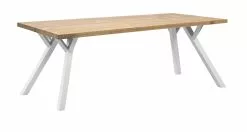 Vilbel Ou VENLA Lankkupöytä Puujaloilla -Huonekalu kauppa Venla poyta 200cm antiikki puujalat valkoinen