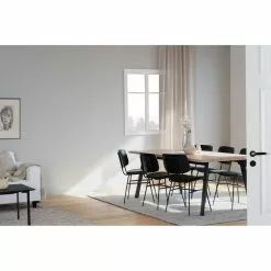 Rowico AB WINNIPEG Ruokapöytä 200 X 100 Cm -Huonekalu kauppa Winnipeg rr poyta 200x100 valkotammi musta 119840 Brent tuolit miljoo