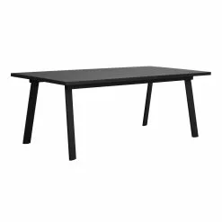 Rowico AB WINNIPEG Ruokapöytä 200 X 100 Cm -Huonekalu kauppa Winnipeg poyta musta 119842 1