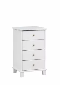 Leo-Matti Ojala Oy AADA Lipasto 44 Cm Korkea -Huonekalu kauppa aada lipasto kapea 4ltk valk