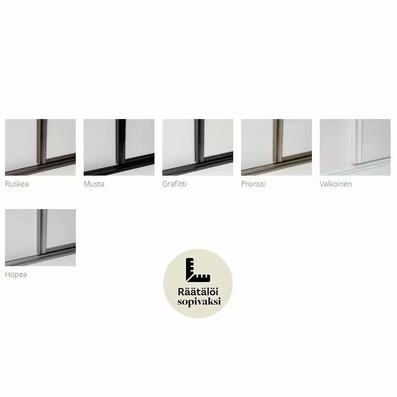 Lakeus Design Oy LAKEUS DESIGN Liukuovikaappi Mittatilauksena 180 X 65 X 250 Cm 6 Lakeus Design Oy LAKEUS DESIGN Liukuovikaappi Mittatilauksena 180 X 65 X 250 Cm - Image 6