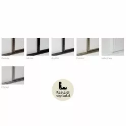 Lakeus Design Oy LAKEUS DESIGN Liukuovikaappi Mittatilauksena 200 X 60 X 255 Cm -Huonekalu kauppa lakeus desing kehysvarit 3 4d5e531b 302f 4dc6 93dc 4009141941f1