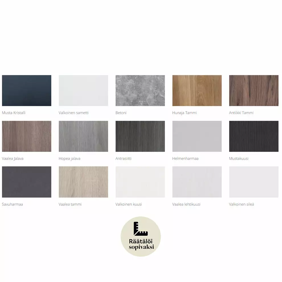 Lakeus Design Oy LAKEUS DESIGN Liukuovikaappi Mittatilauksena 180 X 60 X 245 Cm 4 Lakeus Design Oy LAKEUS DESIGN Liukuovikaappi Mittatilauksena 180 X 60 X 245 Cm - Image 4