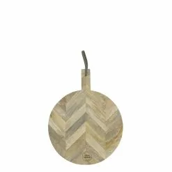 Pyöreä Leikkuulauta Kalanruotokuviolla