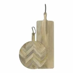 Puinen Leikkuulauta 60cm -Huonekalu kauppa mars more snijplank rond mango hout 51cm 3 1