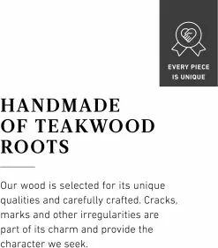 Must Living Tempo Lattiavalaisin -Huonekalu kauppa material information teakwood roots 2