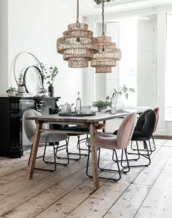 Santa Eularia Rottinkivalaisin 60×60 -Huonekalu kauppa ml 350636 dining table campo plus chair bouton plus ml 521820 hanging lamp santa eu 1