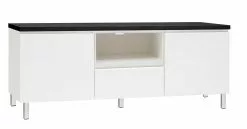 Leo-Matti Ojala Oy VIIVA Tv-taso 137 Cm NO 18 30 Leo-Matti Ojala Oy VIIVA Tv-taso 137 Cm NO 18 -Huonekalu kauppa viiva tv 137 puuovet avo ltk metallijalat musta