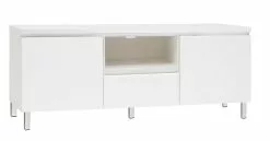 Leo-Matti Ojala Oy VIIVA Tv-taso 137 Cm NO 18 21 Leo-Matti Ojala Oy VIIVA Tv-taso 137 Cm NO 18 -Huonekalu kauppa viiva tv 137 puuovet avo ltk metallijalat valk