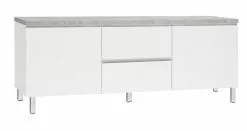 Leo-Matti Ojala Oy VIIVA Tv-taso 137 Cm NO 13 -Huonekalu kauppa viiva tv 137 puuovet ltk metallijalat harmaa