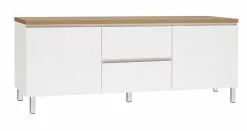 Leo-Matti Ojala Oy VIIVA Tv-taso 137 Cm NO 13 -Huonekalu kauppa viiva tv 137 puuovet ltk metallijalat tammi