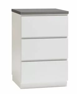 Leo-Matti Ojala Oy VIIVA Lipasto 46 Cm Matala -Huonekalu kauppa viiva lipasto kapea 3ltk sokkeli antrasiitti