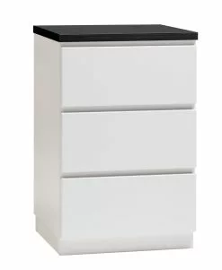 Leo-Matti Ojala Oy VIIVA Lipasto 46 Cm Matala -Huonekalu kauppa viiva lipasto kapea 3ltk sokkeli musta