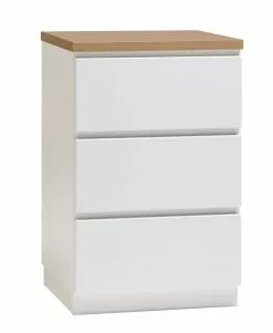 Leo-Matti Ojala Oy VIIVA Lipasto 46 Cm Matala -Huonekalu kauppa viiva lipasto kapea 3ltk sokkeli tammi