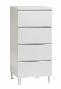 Leo-Matti Ojala Oy VIIVA Lipasto 46 Cm Korkea 23 Leo-Matti Ojala Oy VIIVA Lipasto 46 Cm Korkea -Huonekalu kauppa viiva lipasto kapea 4ltk metallijalat