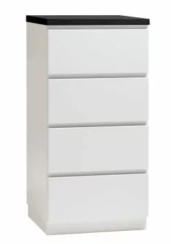 Leo-Matti Ojala Oy VIIVA Lipasto 46 Cm Korkea 30 Leo-Matti Ojala Oy VIIVA Lipasto 46 Cm Korkea -Huonekalu kauppa viiva lipasto kapea 4ltk sokkeli musta