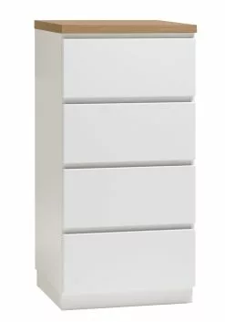 Leo-Matti Ojala Oy VIIVA Lipasto 46 Cm Korkea 36 Leo-Matti Ojala Oy VIIVA Lipasto 46 Cm Korkea -Huonekalu kauppa viiva lipasto kapea 4ltk sokkeli tammi