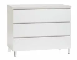 Leo-Matti Ojala Oy VIIVA Lipasto 92 Cm Matala -Huonekalu kauppa viiva lipasto levea 3ltk metallijalat saarni