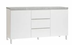 Leo-Matti Ojala Oy VIIVA Senkki 137 Cm Matala -Huonekalu kauppa viiva senkki 2 3 metallijalat harmaa